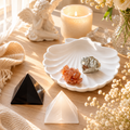 Office Energy Cleansing & Focus Crystal Kit — Aragonite, Pyrite, Obsidian & Selenite Set