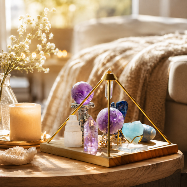Career Success & Abundance Crystal Grid — Confidence & Communication Manifestation Altar