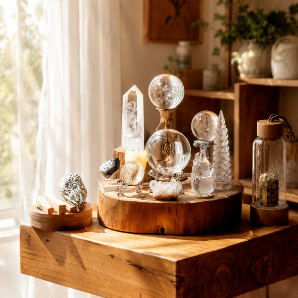 Ultimate Purification & Energy Reset — Premium Cleansing Crystal Grid for Meditation, Protection & Energetic Renewal