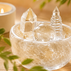 Clarity, Focus & Career Motivation — Clear Quartz Crystal Grid Set with Sphere, Tower & Wenchang Pagoda for Study, Office & Altar Décor