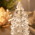 Clarity, Focus & Career Motivation — Clear Quartz Wenchang Pagoda Tower for Students, Exam Preparation, Office & Study Desk Décor