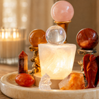 Inner Stability & Grounding Root Chakra Crystal Grid — Premium Healing Altar