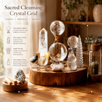 Ultimate Purification & Energy Reset — Premium Cleansing Crystal Grid for Meditation, Protection & Energetic Renewal