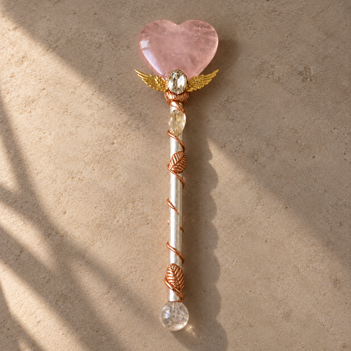 Handcrafted Fairy Crystal Magic Wand – A Perfect Gift for Her or Kids