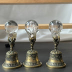 Handcrafted Crystal Bell for Meditation, Energy Cleansing & Ritual