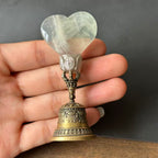Handcrafted Crystal Bell for Meditation, Energy Cleansing & Ritual