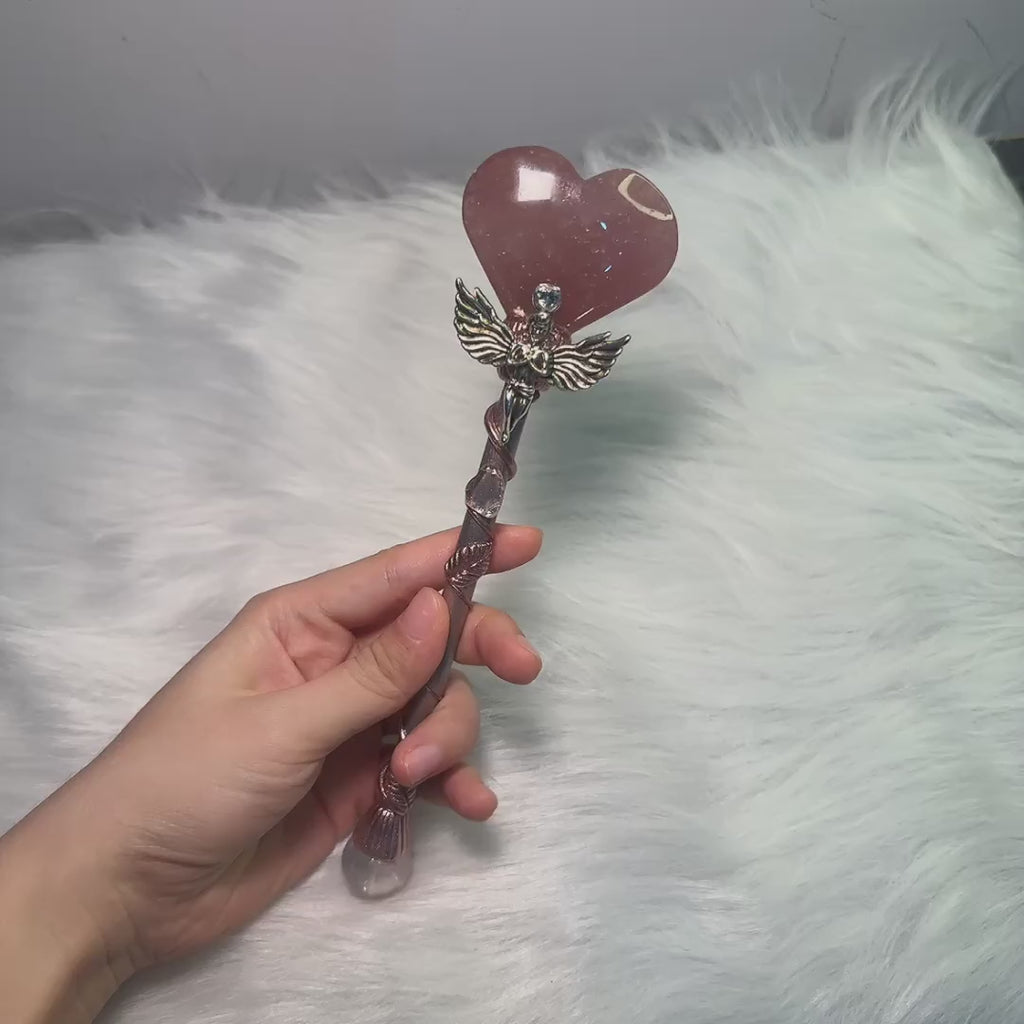 Handcrafted Fairy Crystal Magic Wand – A Perfect Gift for Her or Kids